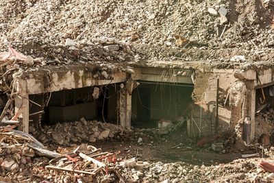 Abandoned built structure