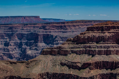 Scenic view of canyon landscape