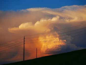Scenic view of sky at sunset
