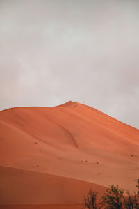 Scenic view of desert against sky