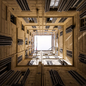 Low angle view of building against sky