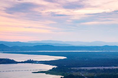 Sea view and mountainous expanse