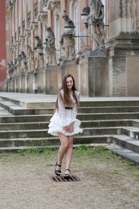 Full length portrait of a woman
