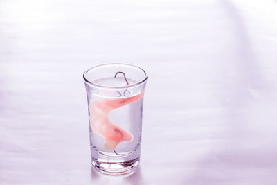 Close-up of glass of water