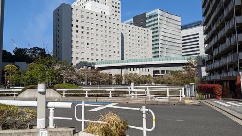 Buildings in city