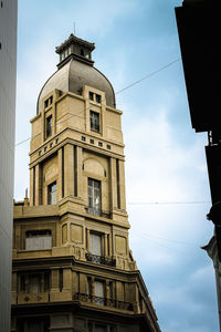 Low angle view of building against sky