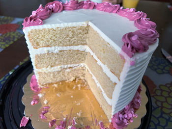 Close-up of cake