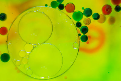Full frame shot of bubbles in water