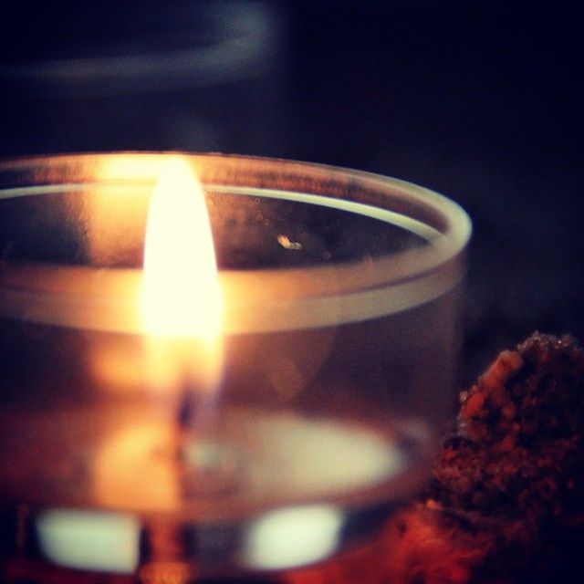 flame, burning, candle, glowing, close-up, illuminated, heat - temperature, fire - natural phenomenon, focus on foreground, selective focus, indoors, lit, night, fire, light - natural phenomenon, lens flare, dark, no people, glass - material, reflection