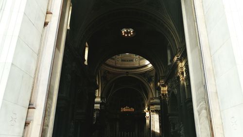 Low angle view of historic building