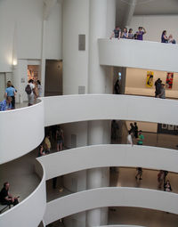 People sitting on steps