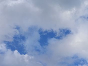 Low angle view of cloudy sky