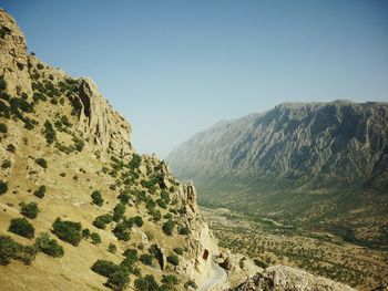 Scenic view of mountains