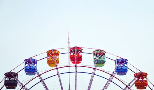 Low angle view of ferris wheel