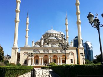 View of cathedral against clear sky