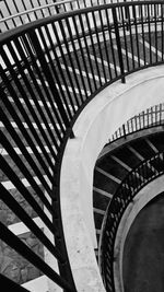 High angle view of steps and staircases