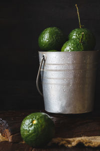 Close-up of drink on table