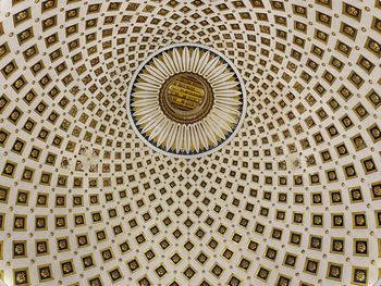 Low angle view of ceiling of building