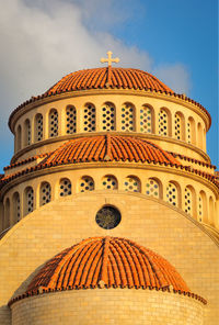 Low angle view of historical building