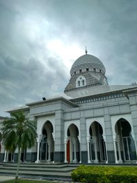 Low angle view of building against sky