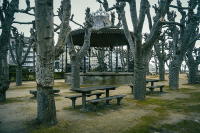 Gazebo in park