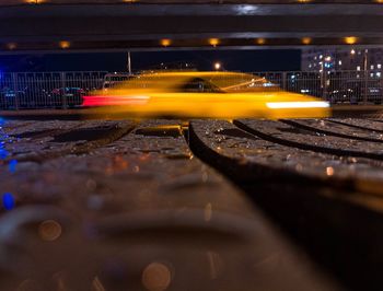 Surface level of wet bridge 