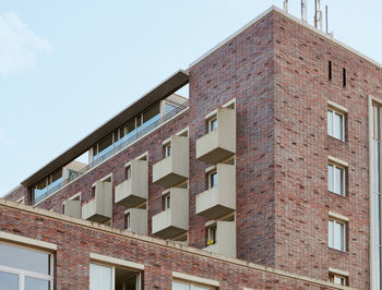 Low angle view of building against sky