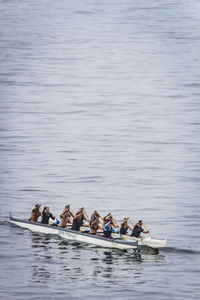 Group of people in boat