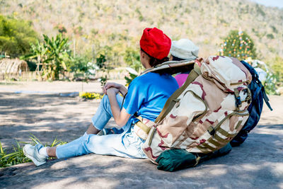 Leisure activities young students, adventure going out with friends on weekends.