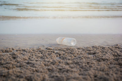 Surface level of surf on beach