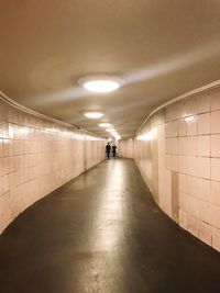 View of subway tunnel