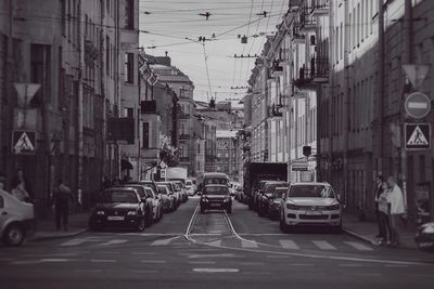 Cars on street