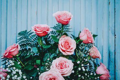 Close-up of rose bouquet