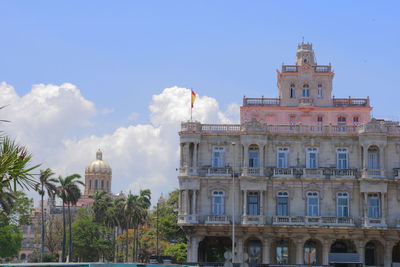 View of historic building against sky