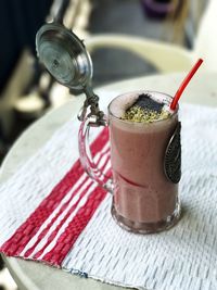 Close-up of drink on table