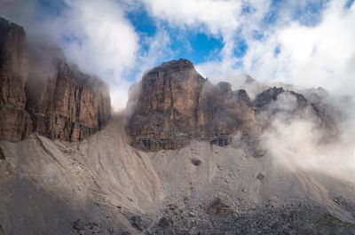 Panoramic view of beach against sky