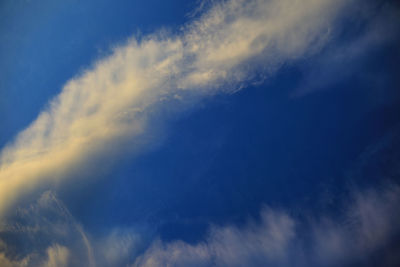 Low angle view of storm clouds in sky