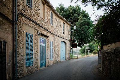 View of residential buildings