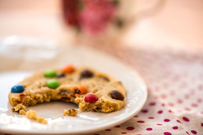 Close-up of food in plate