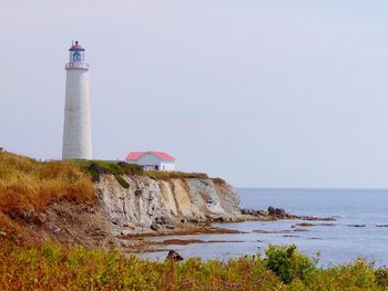 Lighthouse on beach