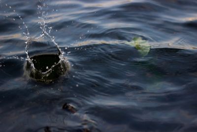 Close-up of rippled water