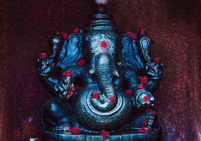 Close-up of buddha statue