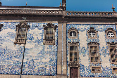 Low angle view of historical building