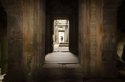 Corridor of historic building