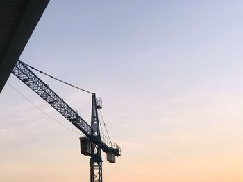 Low angle view of communications tower