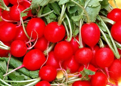 Full frame shot of strawberries