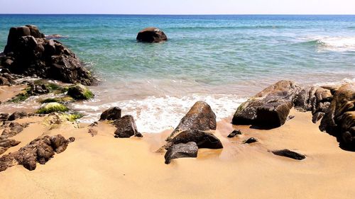 Panoramic view of sea against sky