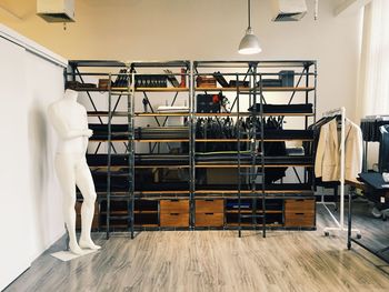 Interior of fashion studio