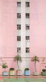 Facade of modern building