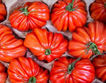 Full frame shot of pumpkins for sale at market stall